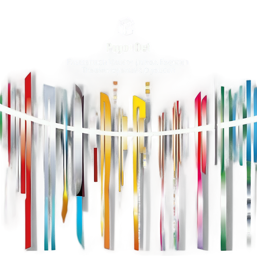 Abstract Cityscape Artwork PNG Image