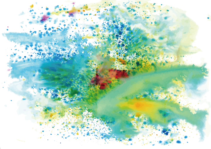 Abstract Color Explosion PNG Image