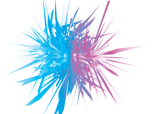 Abstract Color Explosion PNG Image