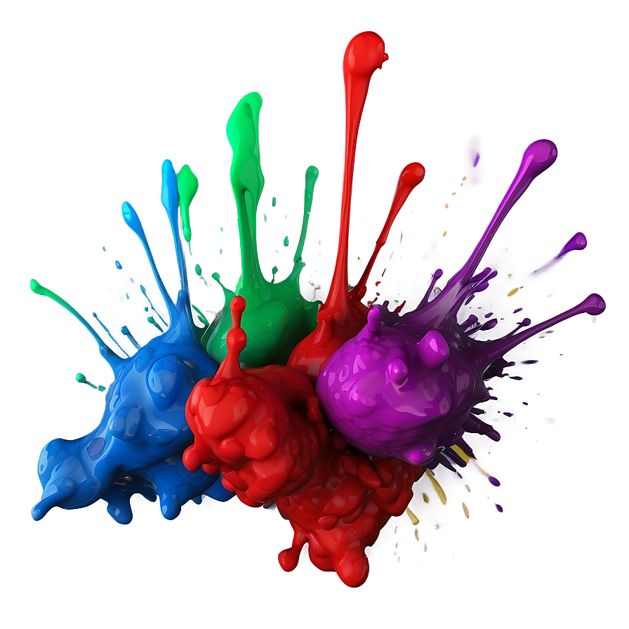 Abstract Color Splash Png Gbk68 PNG Image