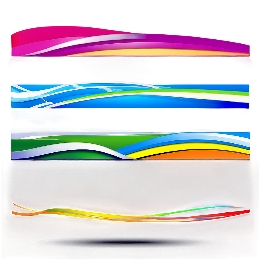 Abstract Colorful Line Vectors PNG Image