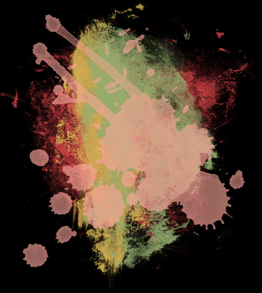 Abstract_ Colorful_ Paint_ Splash PNG Image