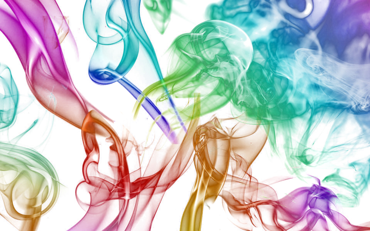 Abstract Colorful Smoke Art PNG Image