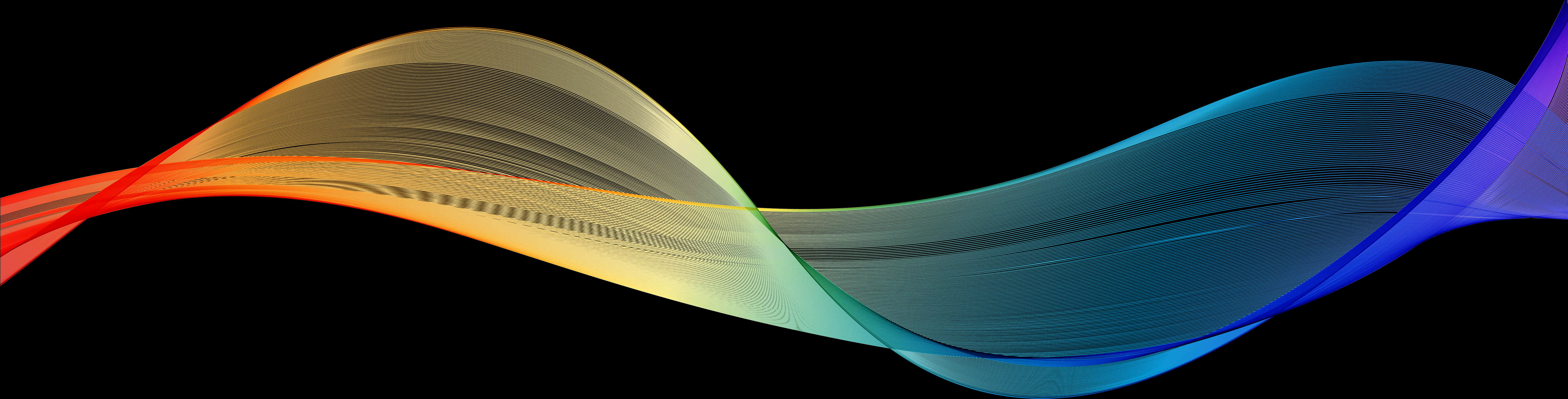 Abstract_ Colorful_ Wave_ Design PNG Image