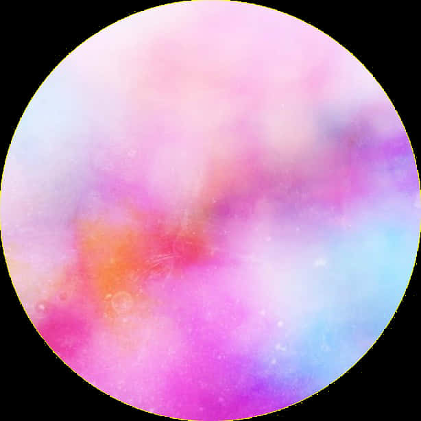 Abstract Cosmic Circle Background PNG Image