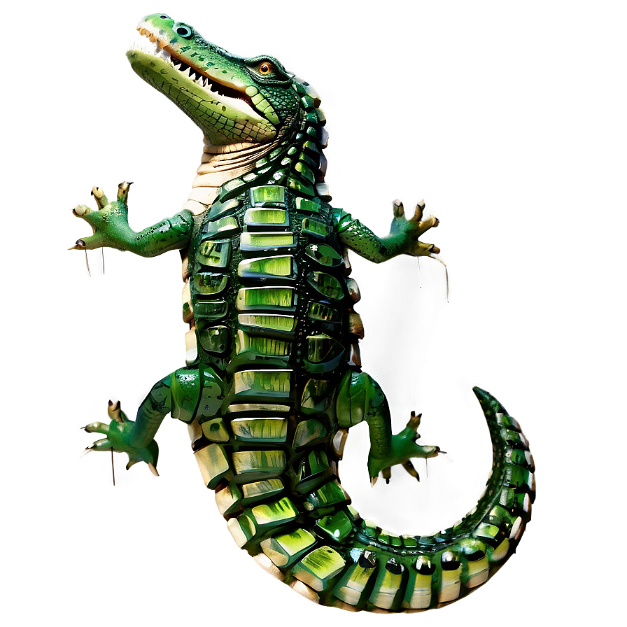 Abstract Crocodile Art Png Sbc86 PNG Image