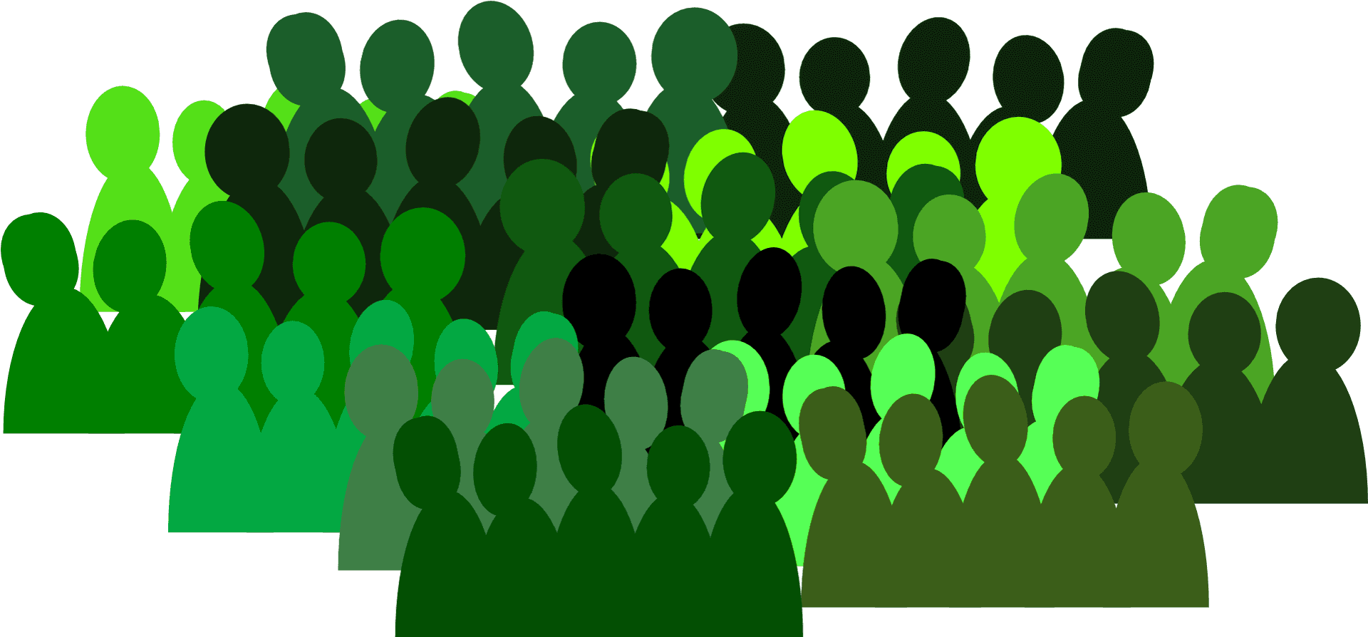 Abstract Crowd Gathering.png PNG Image