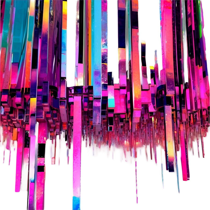 Abstract Digital Glitch Png Ptu81 PNG Image