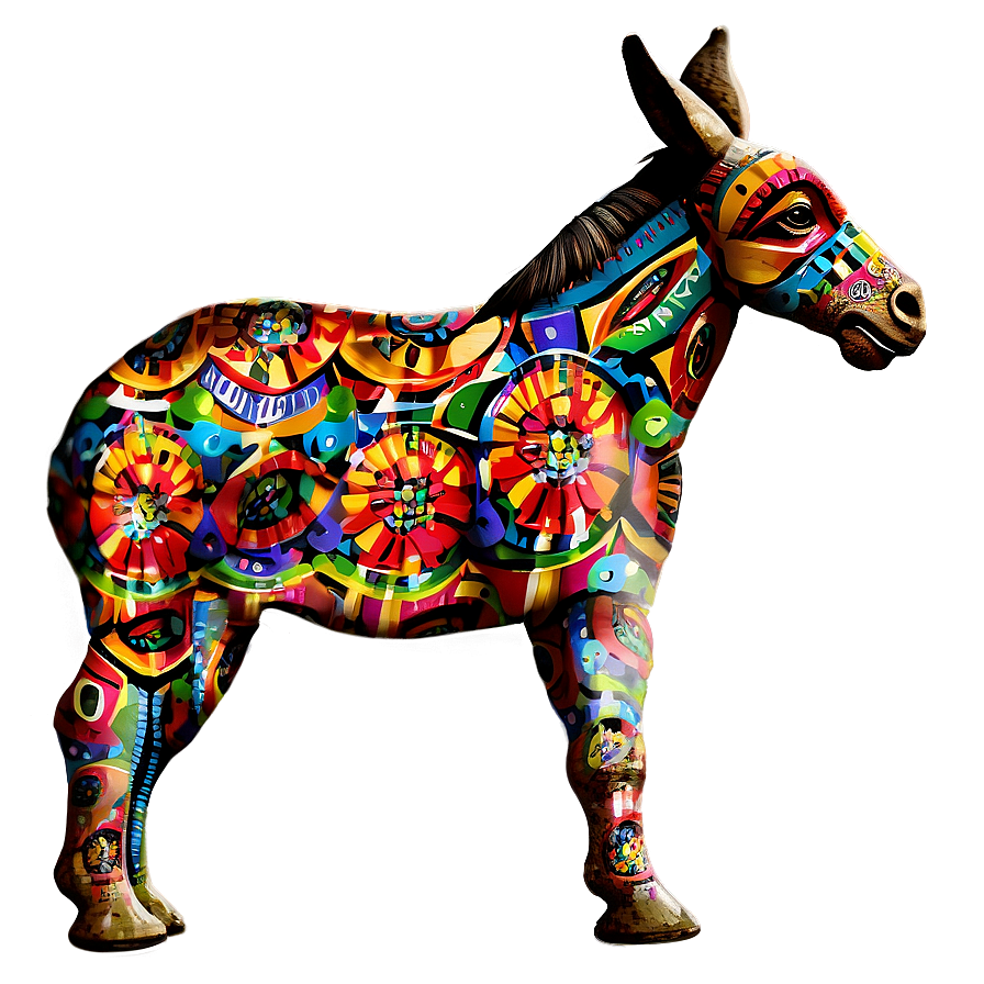 Abstract Donkey Art Png 48 PNG Image