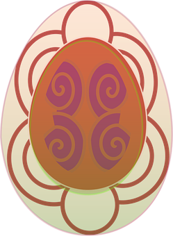 Abstract Egg Artwork PNG Image