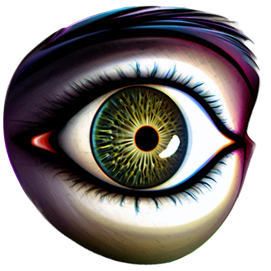 Abstract Eye Painting Png Ggx PNG Image