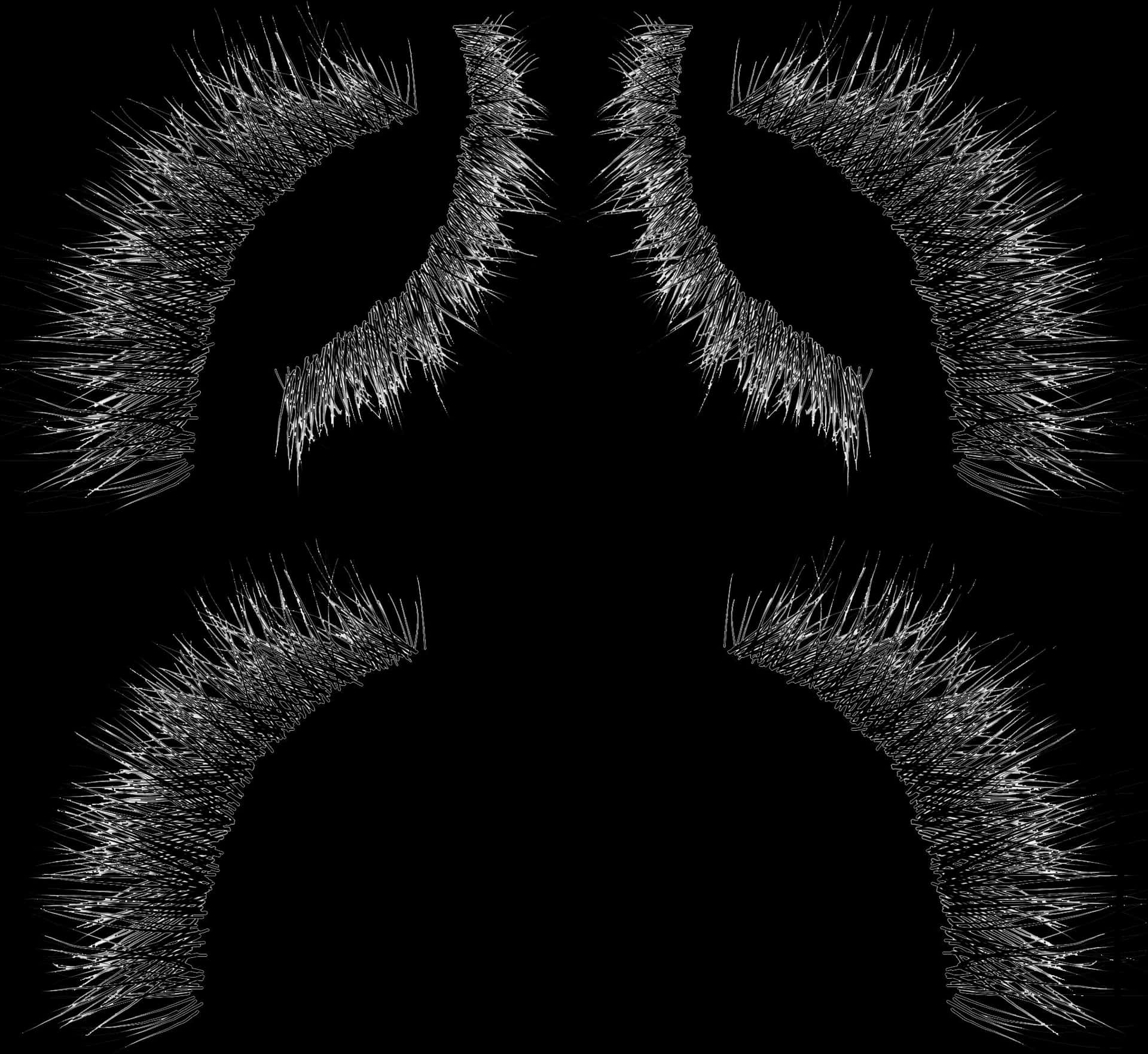 Abstract Eyelashes Art PNG Image