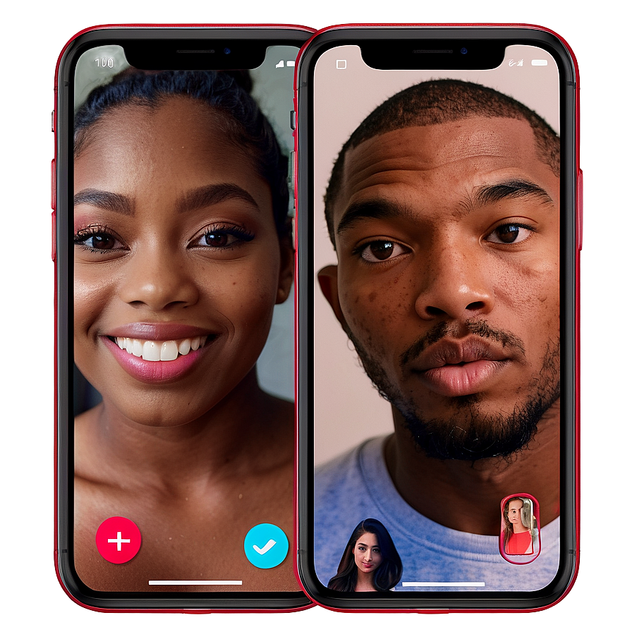 Abstract Facetime Call Concept Png Xac PNG Image