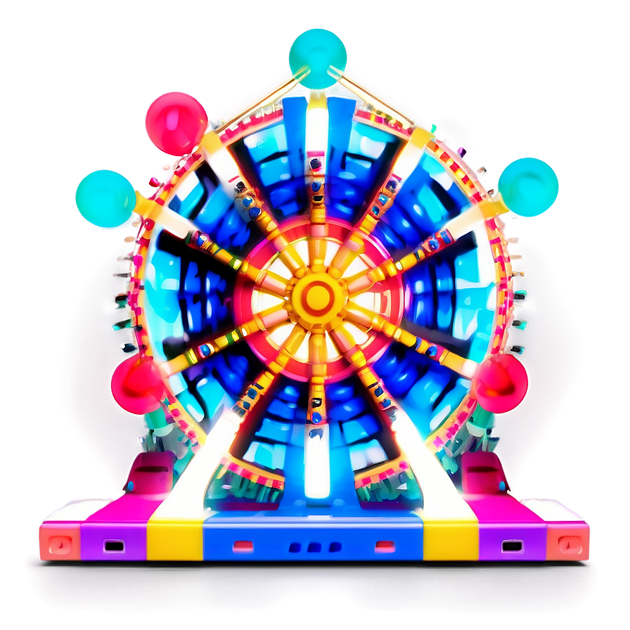 Abstract Ferris Wheel Art Png 06122024 PNG Image