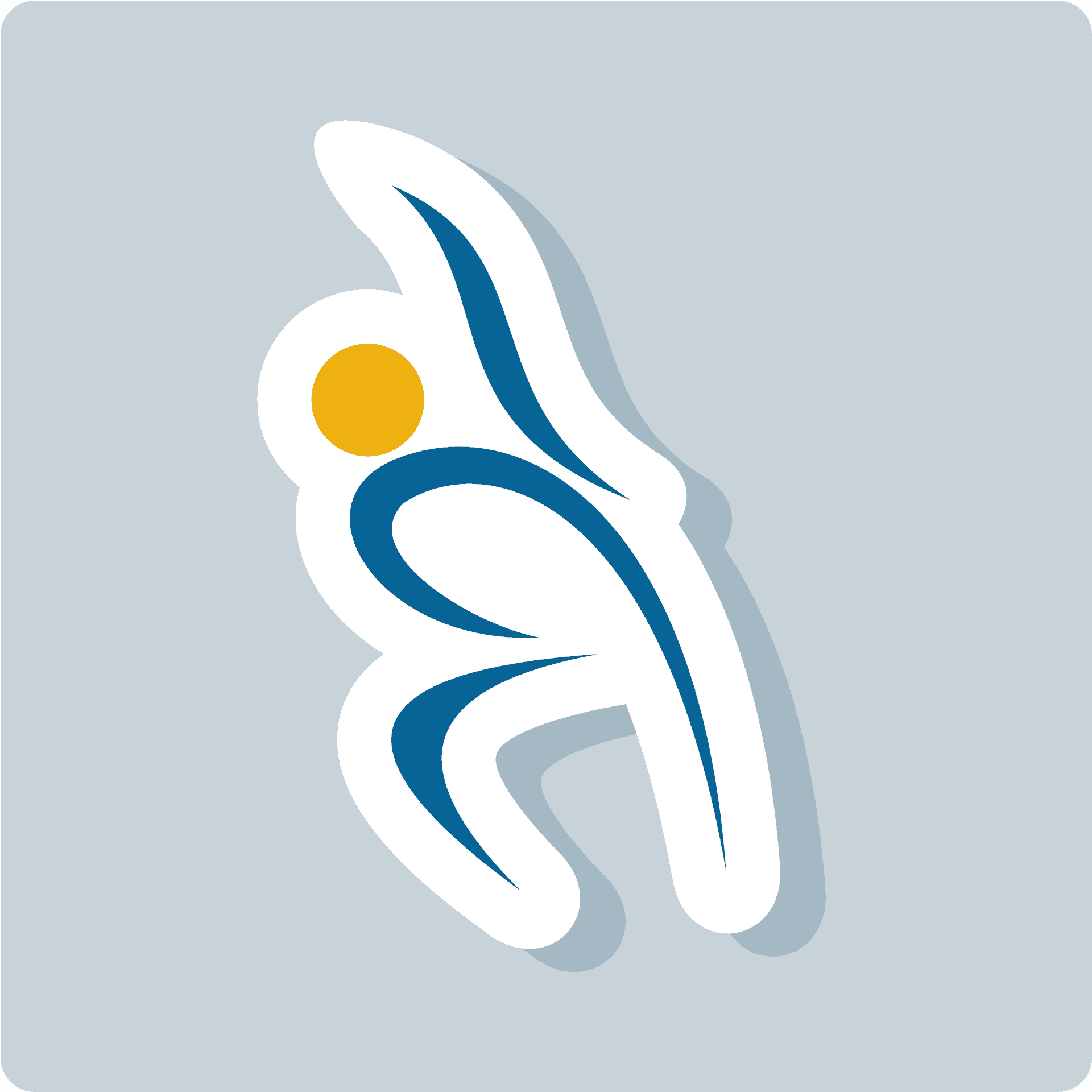 Abstract Figure Stretching Icon PNG Image