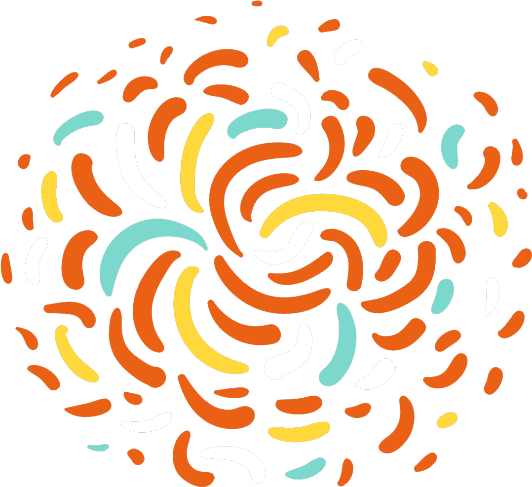 Abstract Firework Swirl Pattern PNG Image