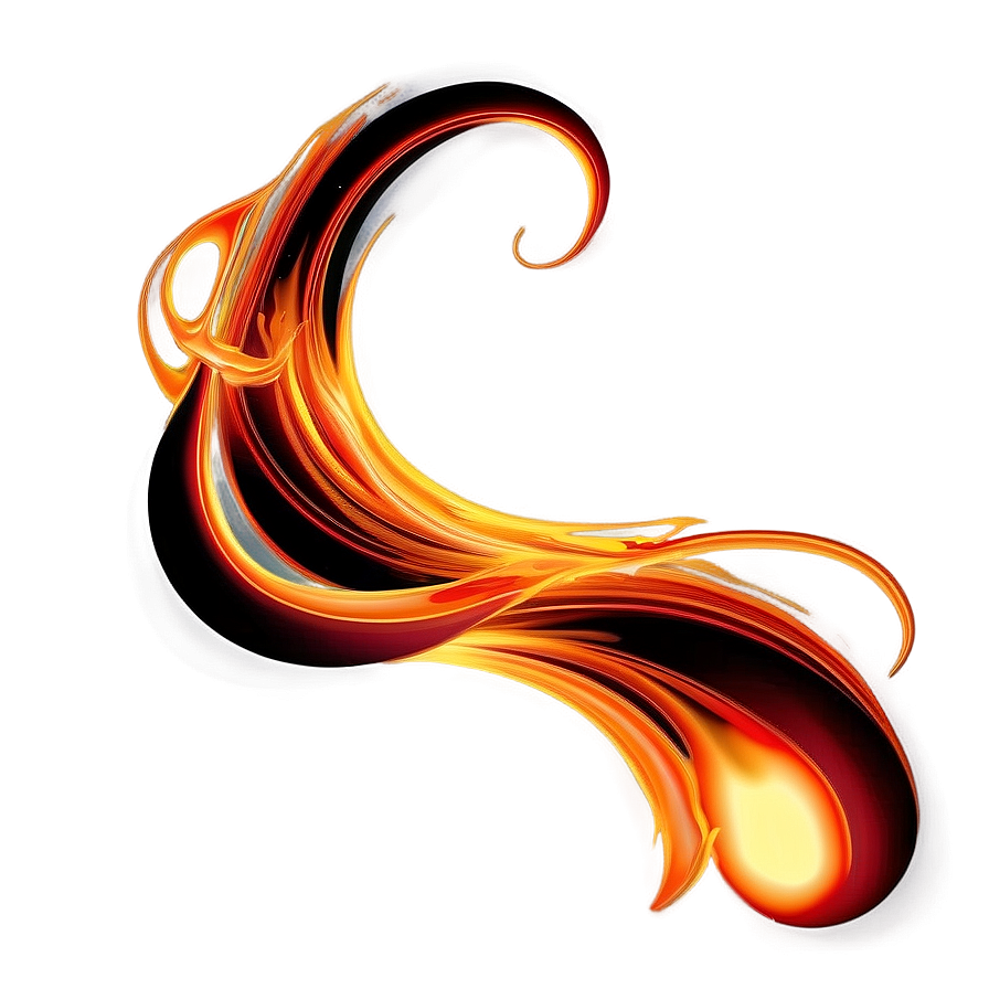 Abstract Flame Art Png 69 PNG Image