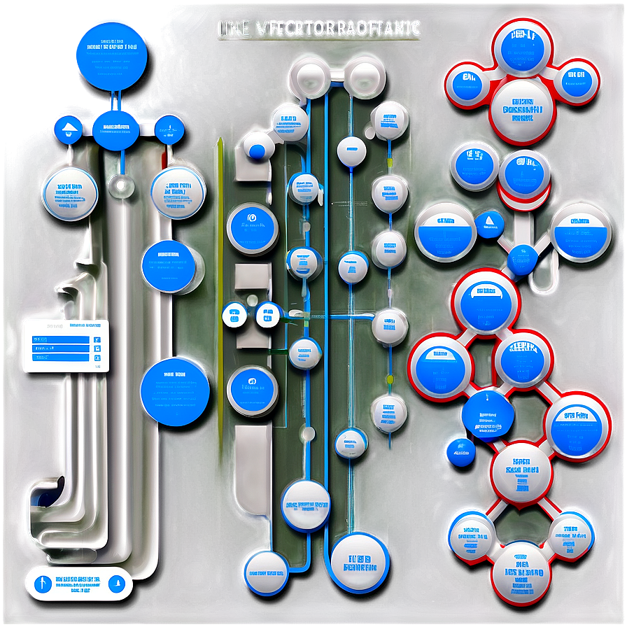 Abstract Flowchart Infographic PNG Image