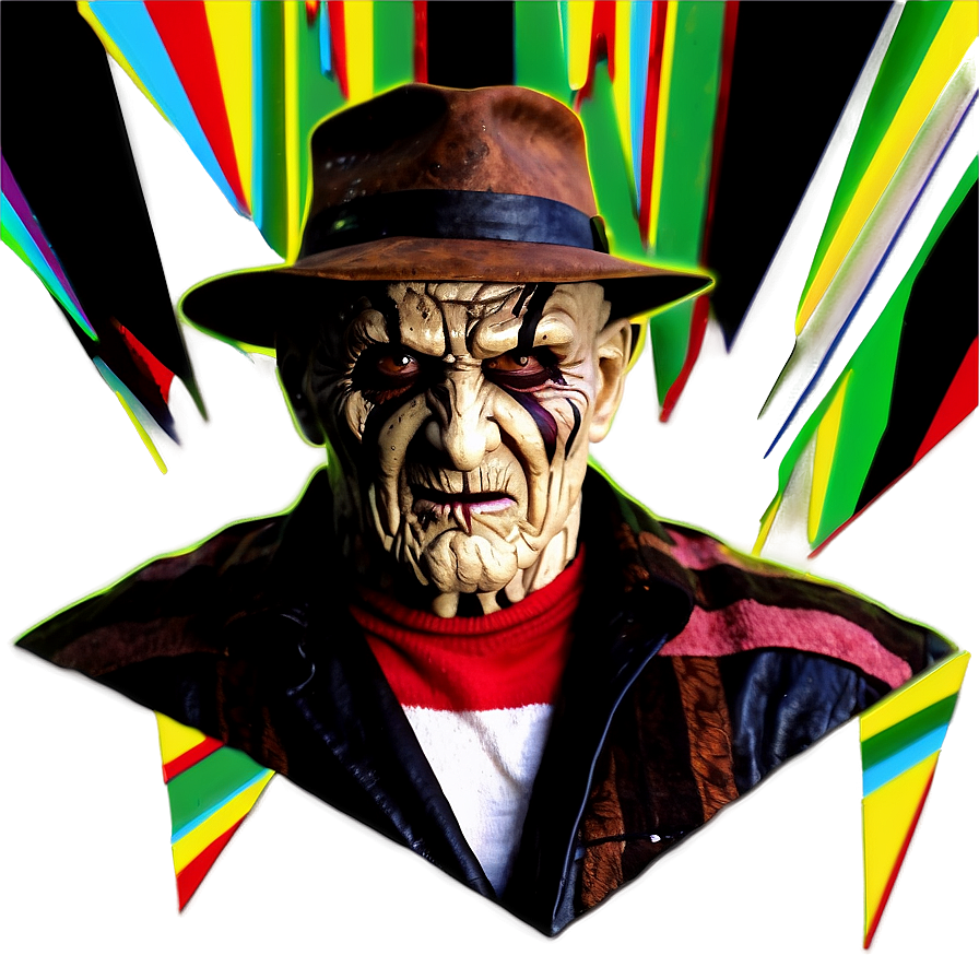 Abstract Freddy Krueger Png 05232024 PNG Image