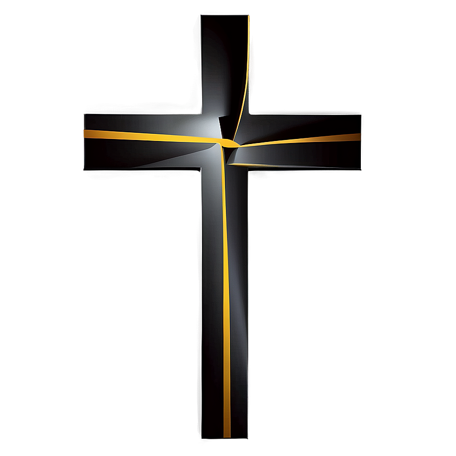 Abstract Geometric Black Cross Png Xta78 PNG Image