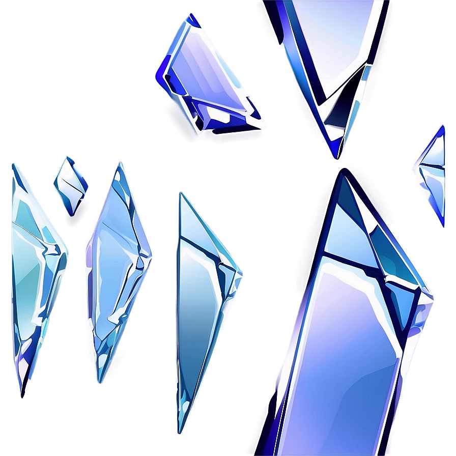 Abstract Glass Shards Png Tbt PNG Image