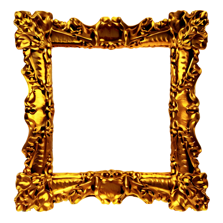 Abstract Gold Frame Png 05252024 PNG Image