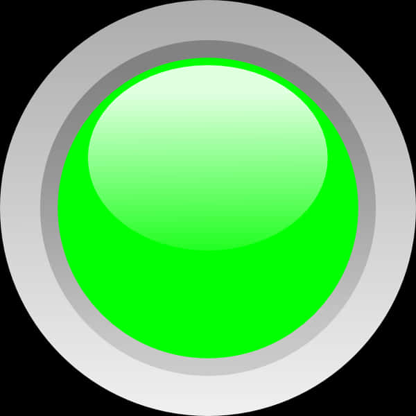 Abstract Green Circle Design PNG Image