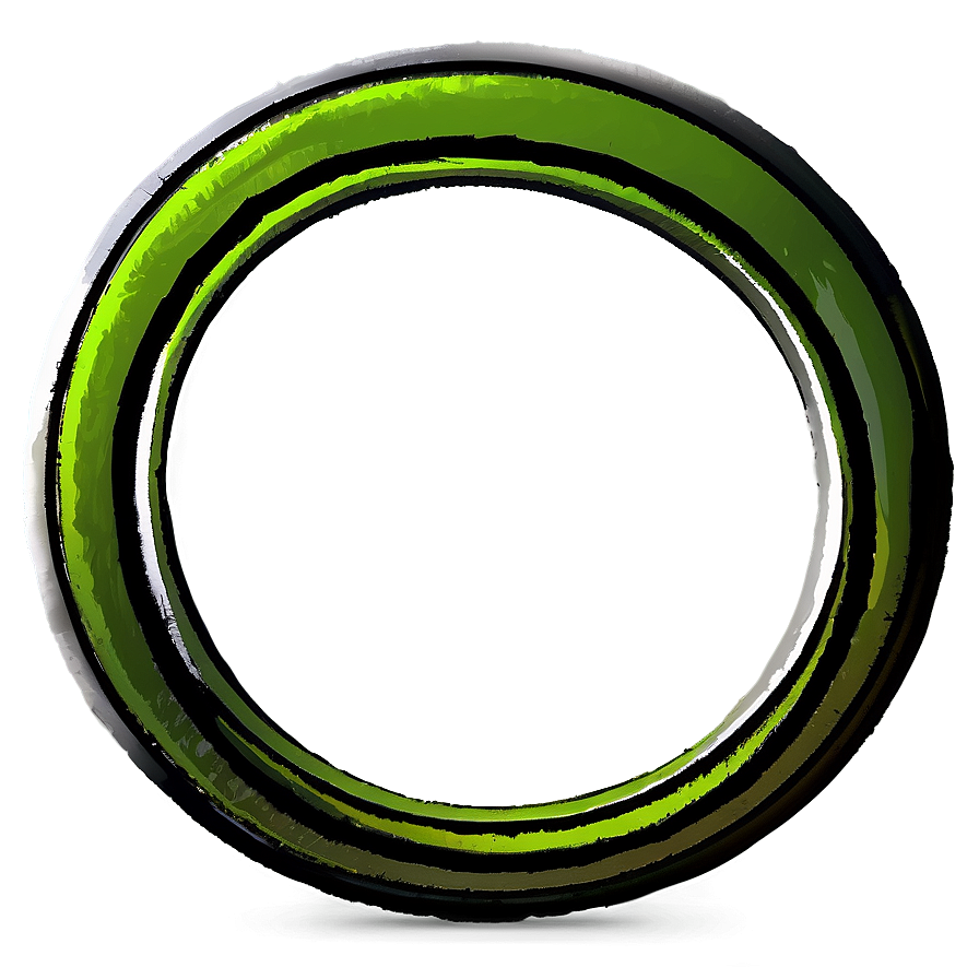 Abstract Green Circle Shape Png 60 PNG Image