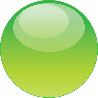 Abstract Green Circles Graphic PNG Image