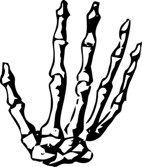 Abstract Hand Silhouette PNG Image