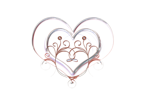 Abstract Heart Artwork PNG Image