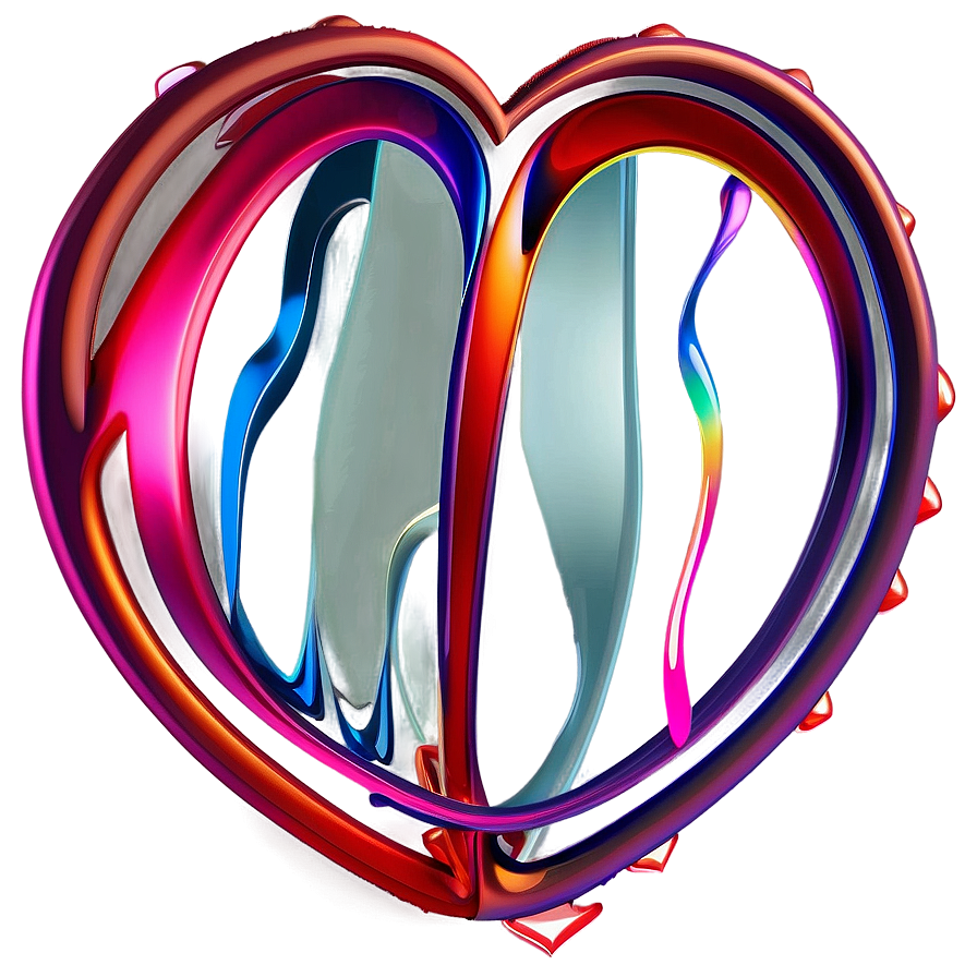 Abstract Heart Outline Png 85 PNG Image