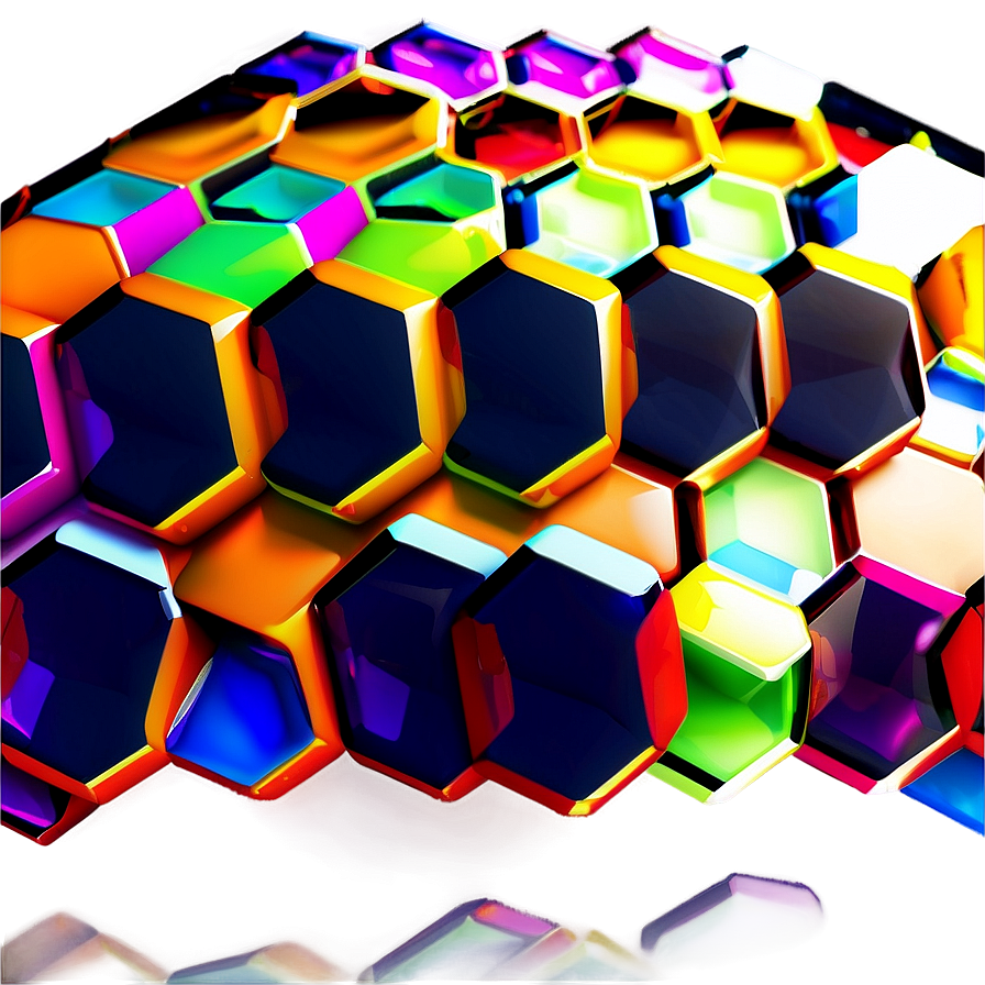 Abstract Hexagon Pattern Png 06202024 PNG Image