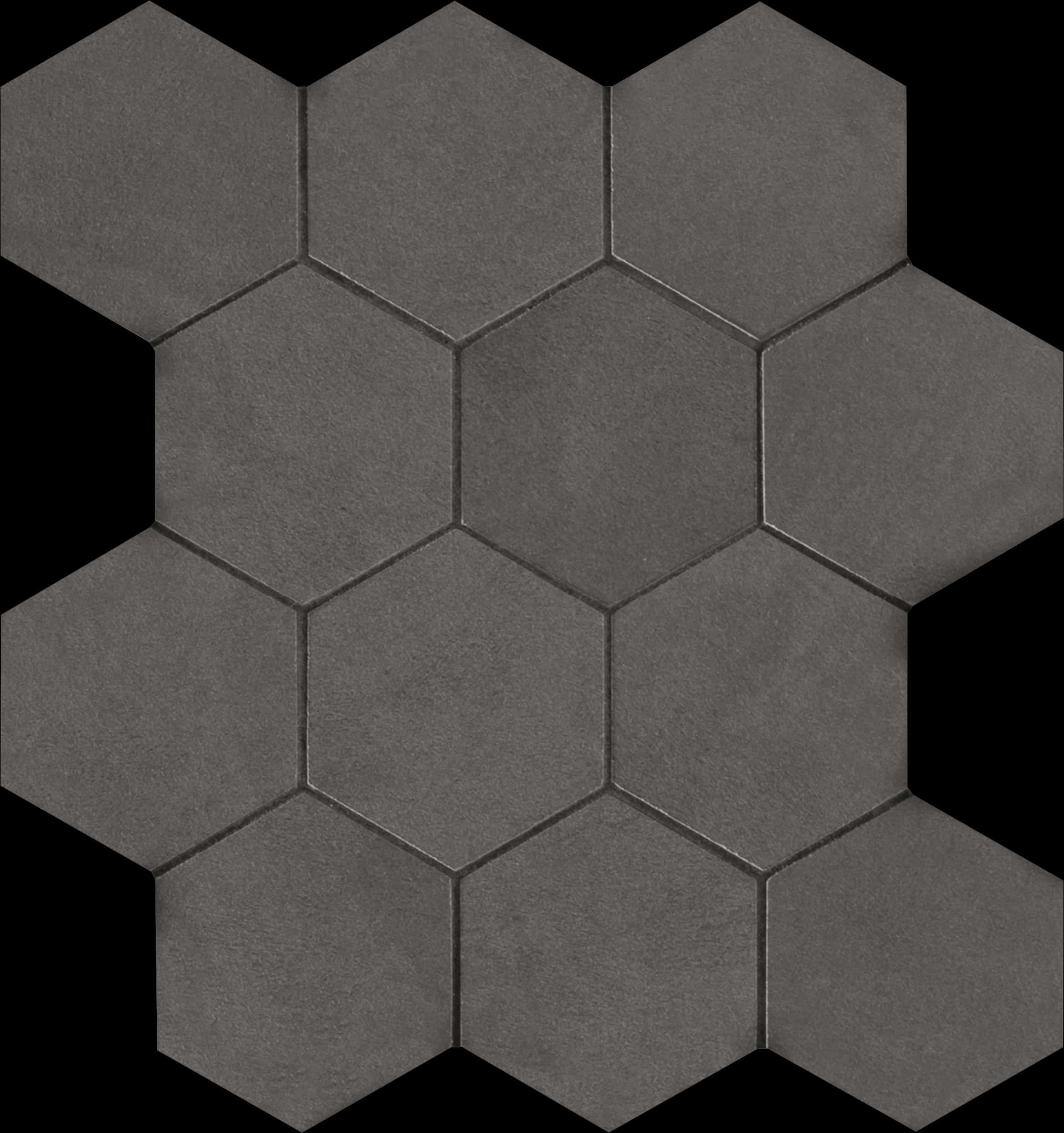 Abstract Hexagonal Tiles Pattern PNG Image