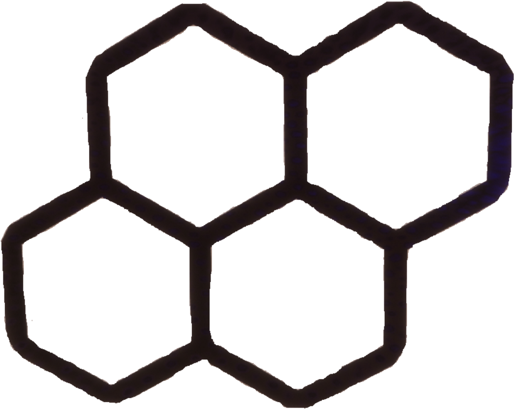 Abstract Honeycomb Structure PNG Image