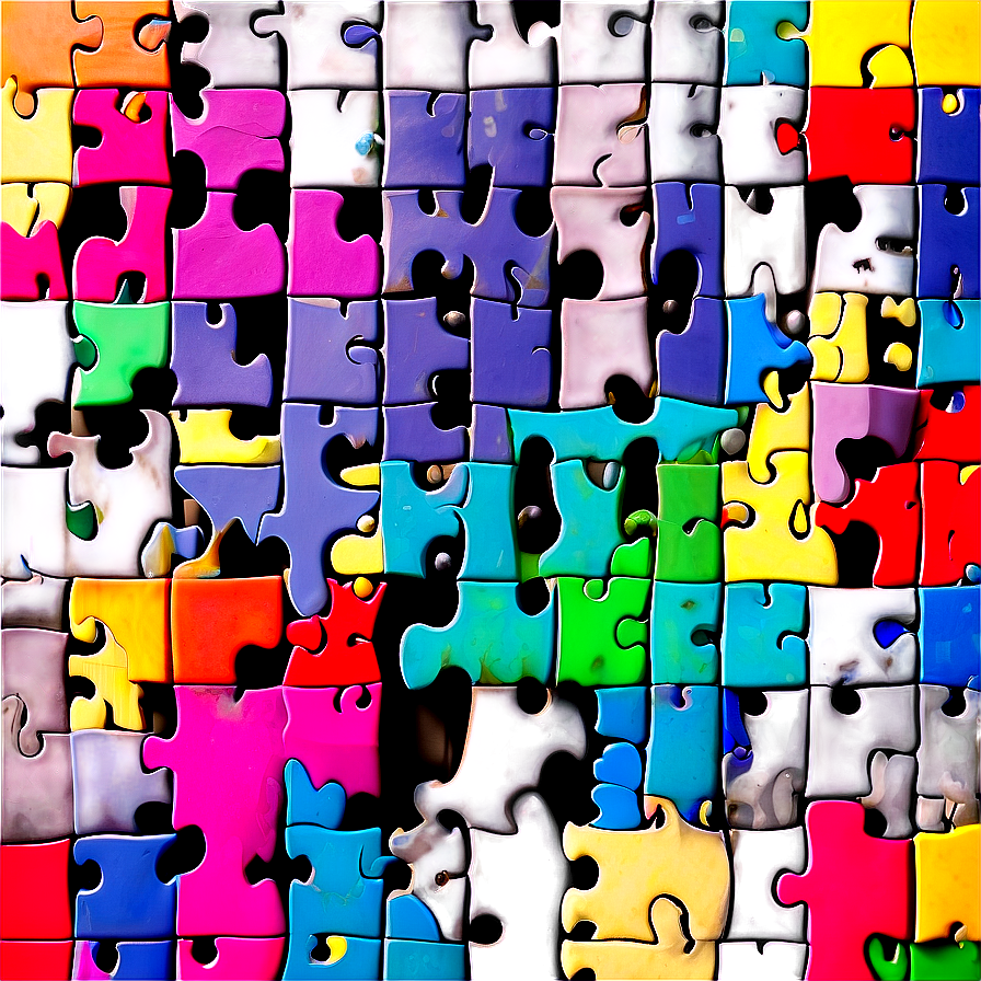 Abstract Jigsaw Design Png 96 PNG Image