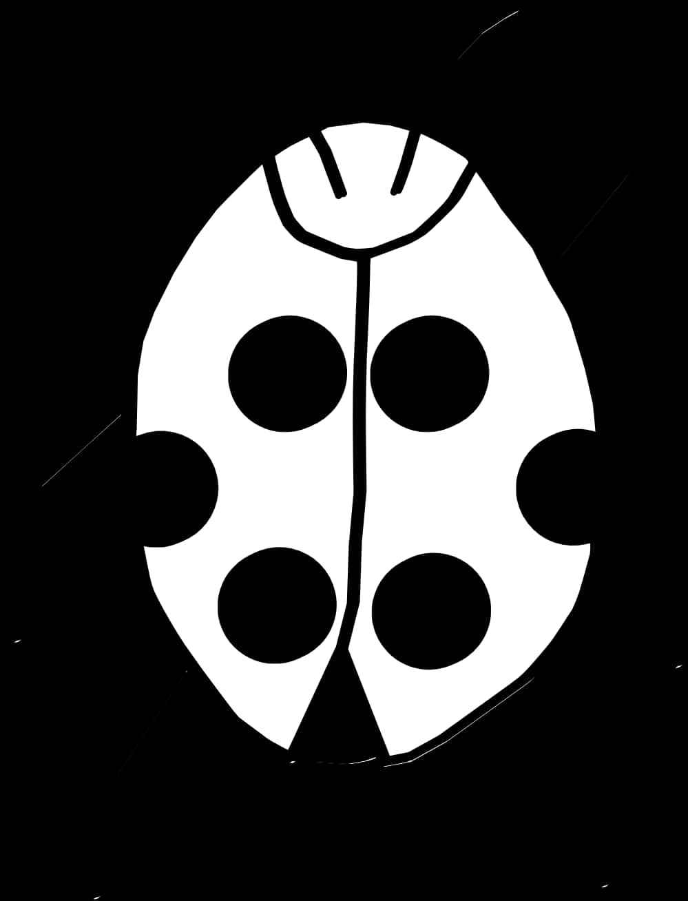 Abstract Ladybug Illustration PNG Image