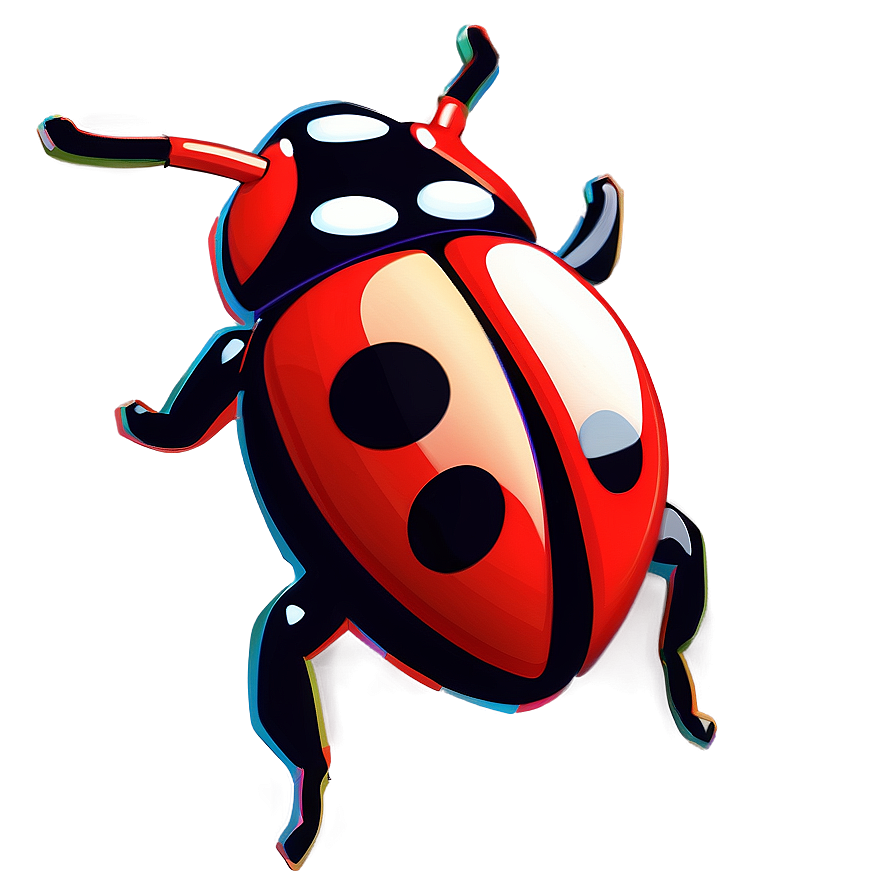 Abstract Ladybug Illustration Png 05242024 PNG Image