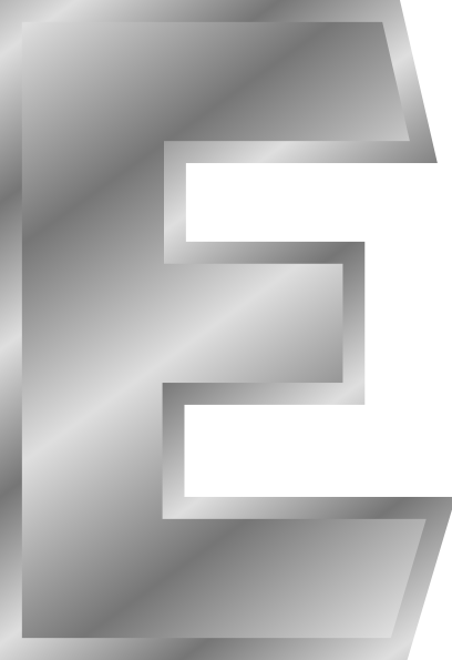 Abstract Letter E Design PNG Image