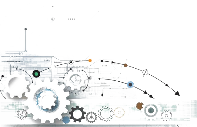 Abstract Mechanical Blueprint PNG Image