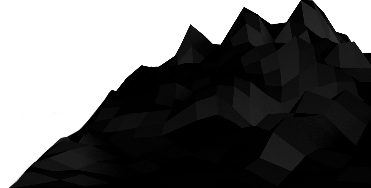 Abstract Mountain Silhouette PNG Image