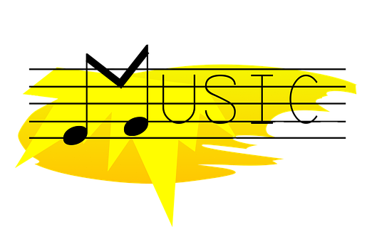 Abstract Music Note Design PNG Image