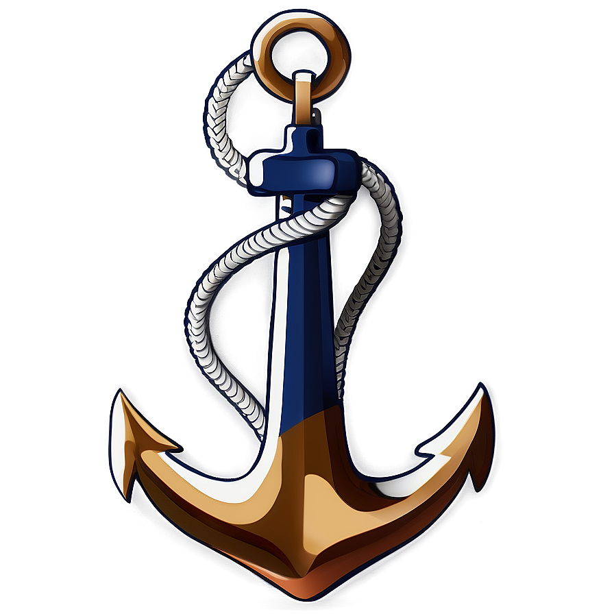 Abstract Navy Anchor Concept Png 06292024 PNG Image