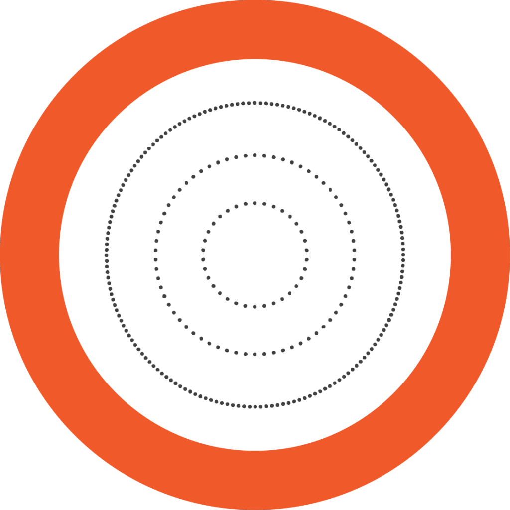 Abstract Orange Circles Texture PNG Image