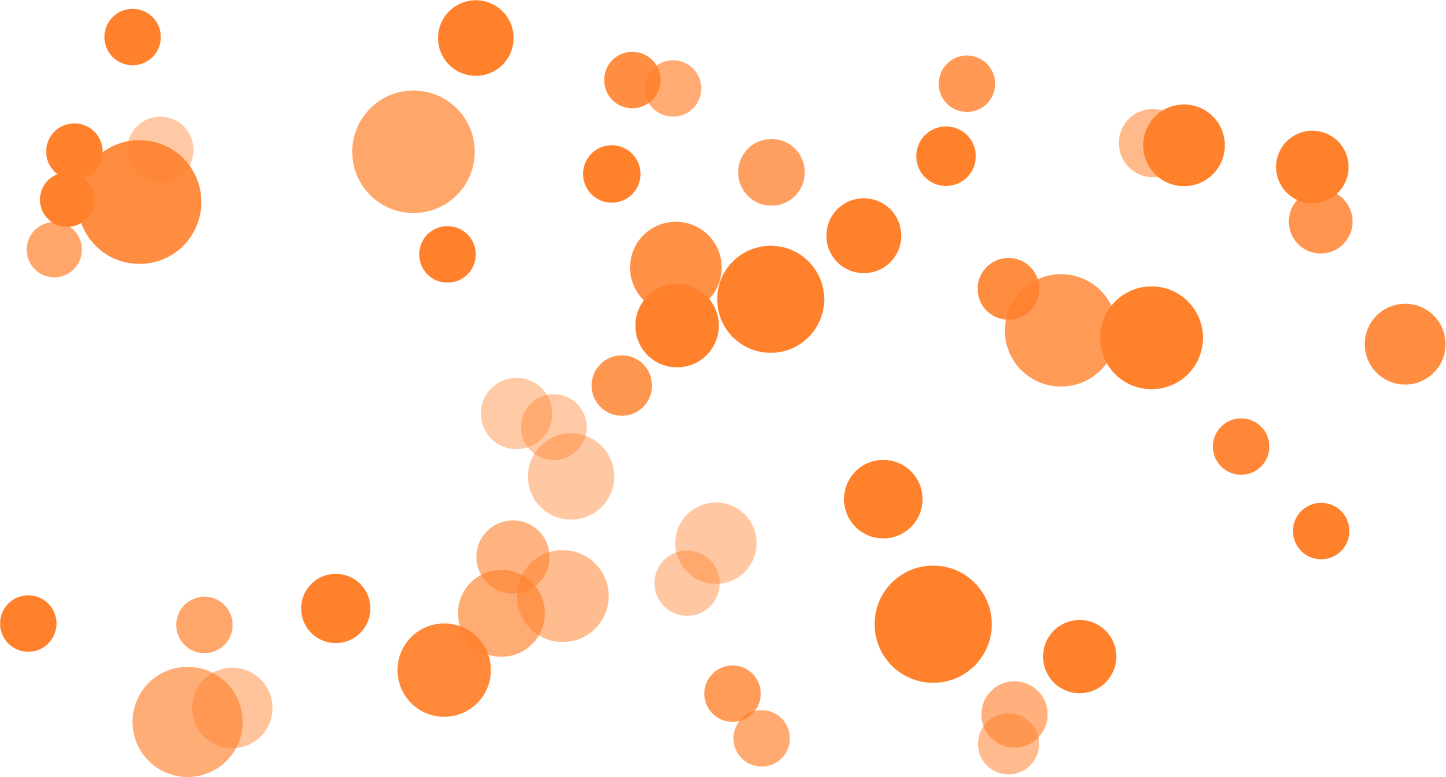 Abstract Orange Dots Pattern PNG Image