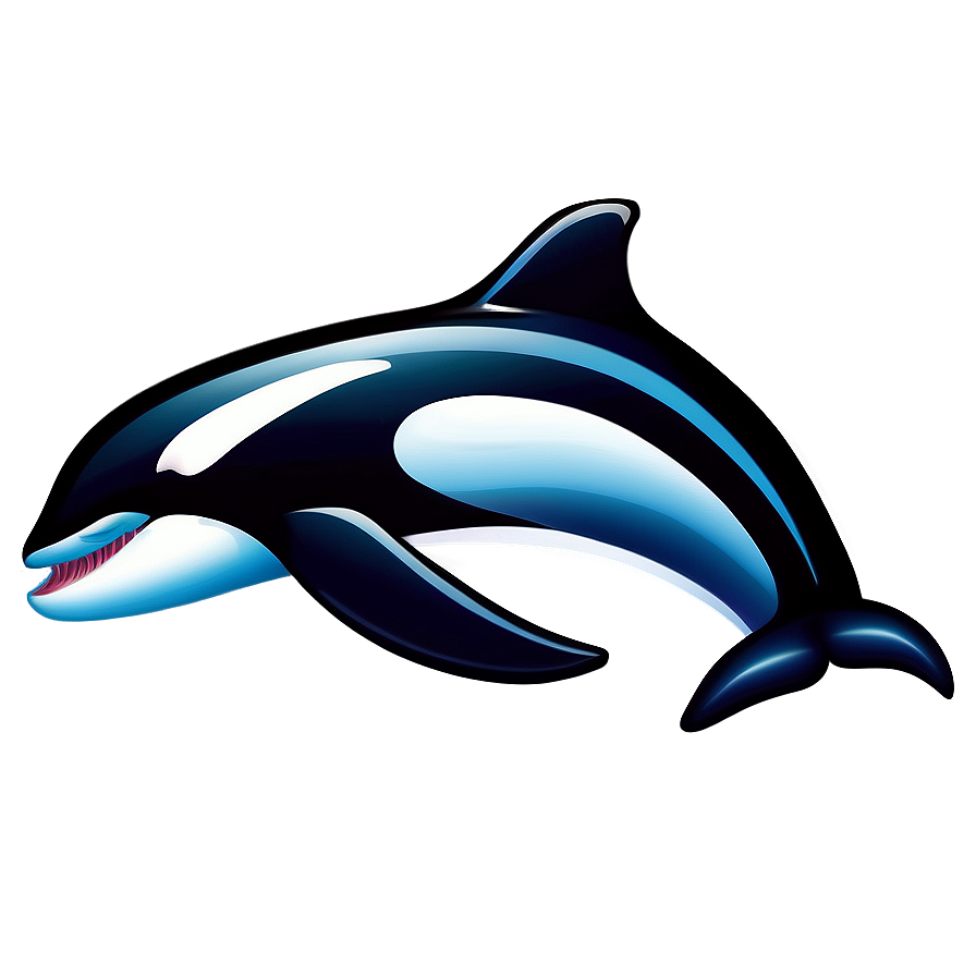 Abstract Orca Whale Art Png 75 PNG Image