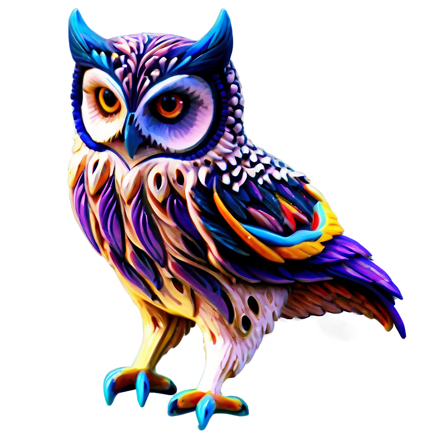 Abstract Owl Png Edm93 PNG Image