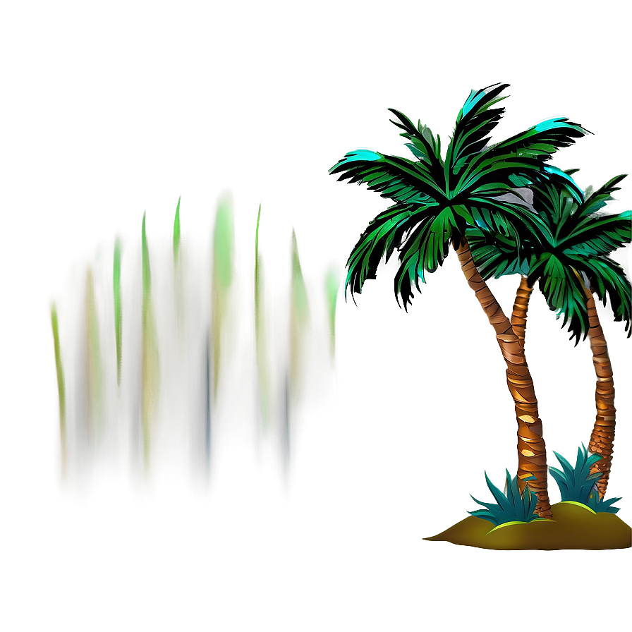 Abstract Palm Tree Png Adv25 PNG Image