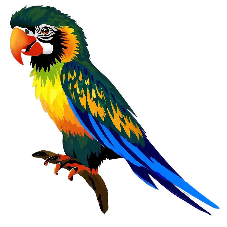 Abstract Parrot Png Otq10 PNG Image