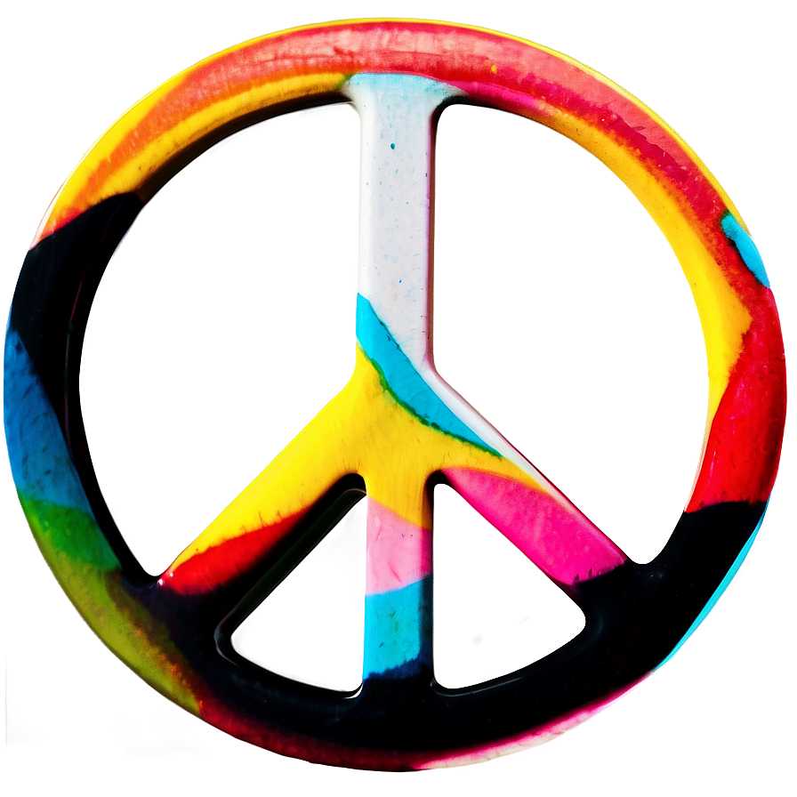 Abstract Peace Sign Art Png Dah52 PNG Image